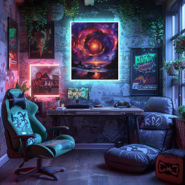 Póster Nebulosa de Amanecer Cósmico