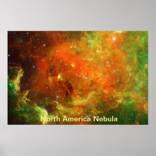 Póster Nebulosa de América del Norte