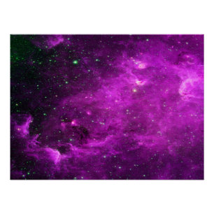 Póster Nebulosa de América del Norte Infrarrojo Púrpura