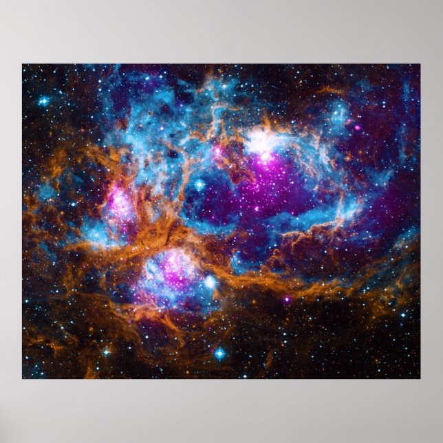 Póster Nebulosa de bogavante o NGC 6357, ZGOA (Frente)