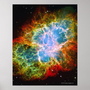 Póster Nebulosa de cangrejo