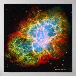 Póster Nebulosa de cangrejo