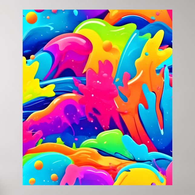 Póster Nebulosa de Colores (Frente)