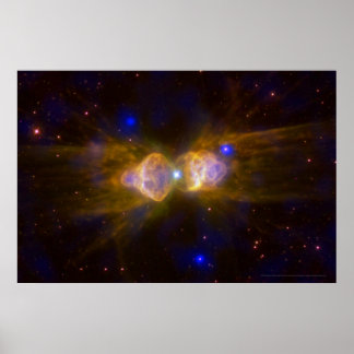 Póster Nebulosa de hormiga IR 18x12 (20x16)