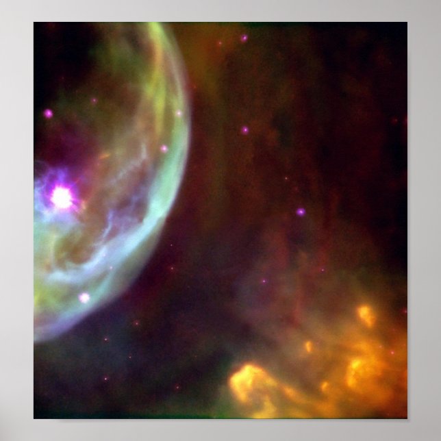 Póster Nebulosa de la burbuja (Frente)