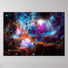 Póster Nebulosa de langosta, NGC 6357 - Maravilla de invi
