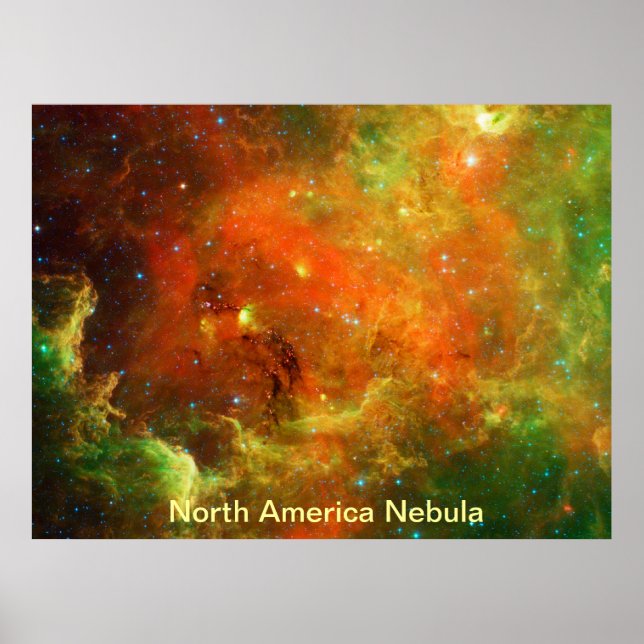 Póster Nebulosa de Norteamérica (Frente)