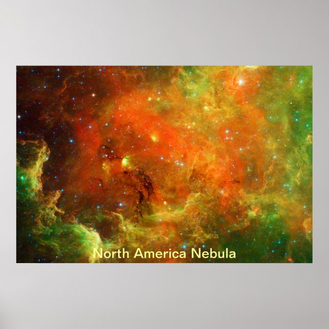 Póster Nebulosa de Norteamérica (Frente)
