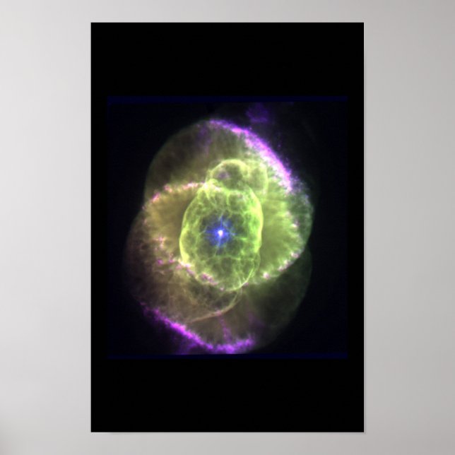 Póster Nebulosa de ojos de gato (Frente)
