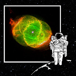 Póster Nebulosa de ojos de gato NGC 6543 Estrella de la m