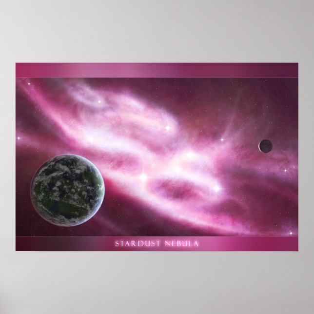 Póster Nebulosa de polvo estelar (Frente)