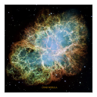 Póster Nebulosa del Cangrejo