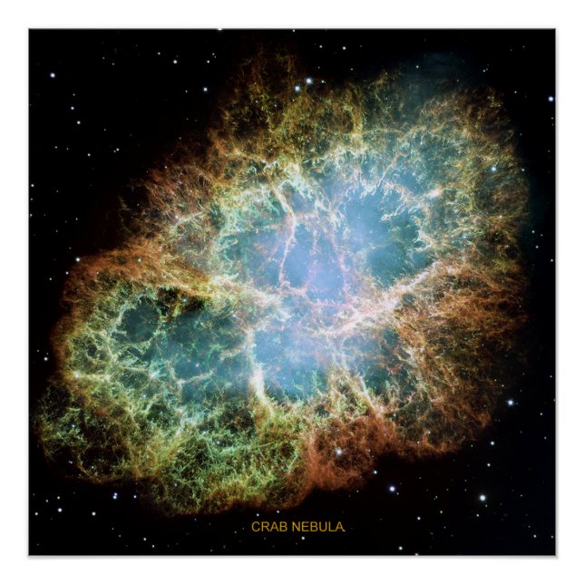 Póster Nebulosa del Cangrejo (Anverso)