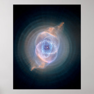 Póster Nebulosa del ojo de gatos