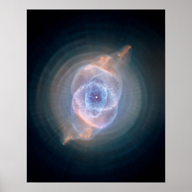 Póster Nebulosa del ojo de gatos (Frente)