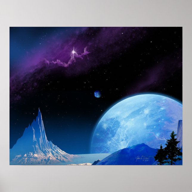 Póster Nebulosa escénica (20 x 16) (Frente)