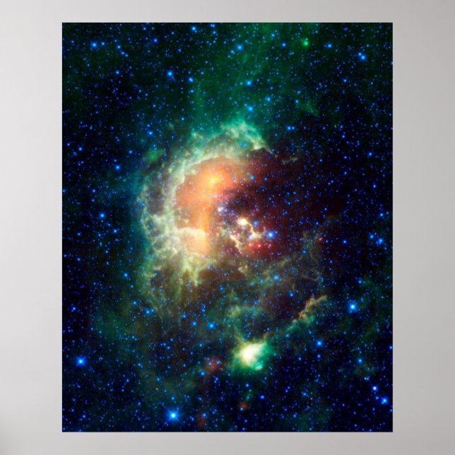 Póster Nebulosa espacial (Frente)