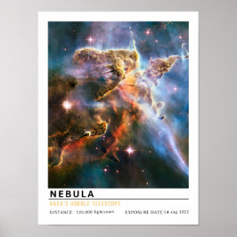 Póster Nebulosa Galáctica Educación Espacial