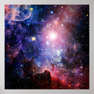 Póster Nebulosa galaxia de Guay