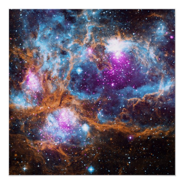Póster Nebulosa Guerra y Paz - NGC 6357 (Anverso)