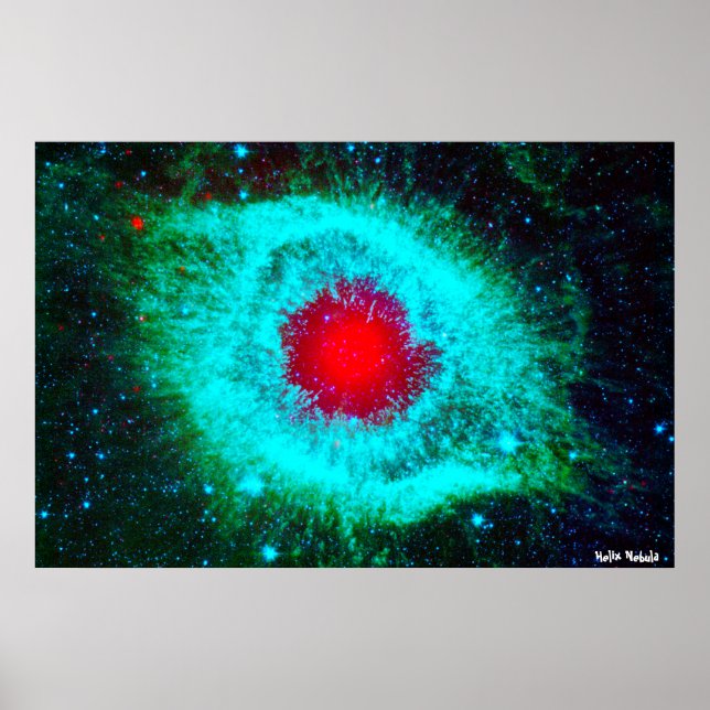 Póster Nebulosa Hélix (Frente)
