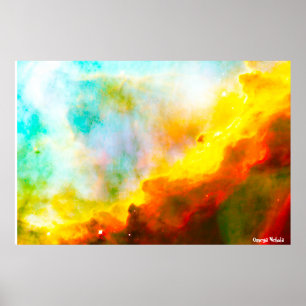 Póster Nebulosa Omega