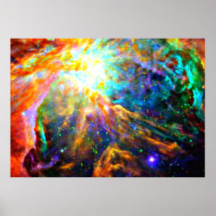 Póster Nebulosa Orion - Nebulosa de emisión