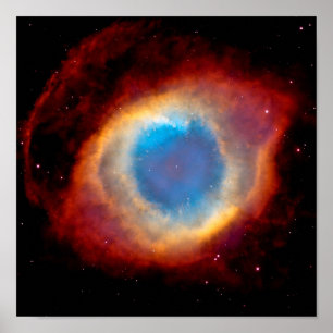 Póster Nebulosa planetaria Hélix NGC 7293 - Ojo de Dios