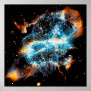 Póster Nebulosa planetaria NGC 5189 - Foto espacial de Hu