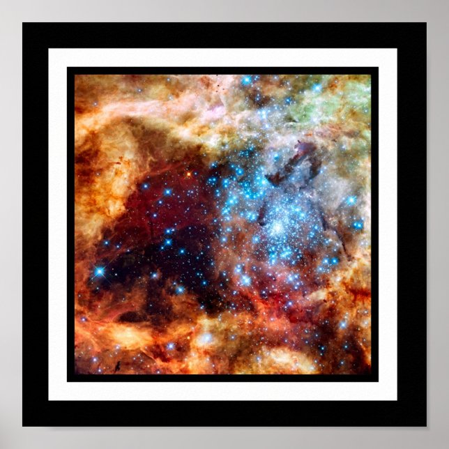 Póster Nebulosa Tarántula R136 de la guardería estelar NA (Frente)