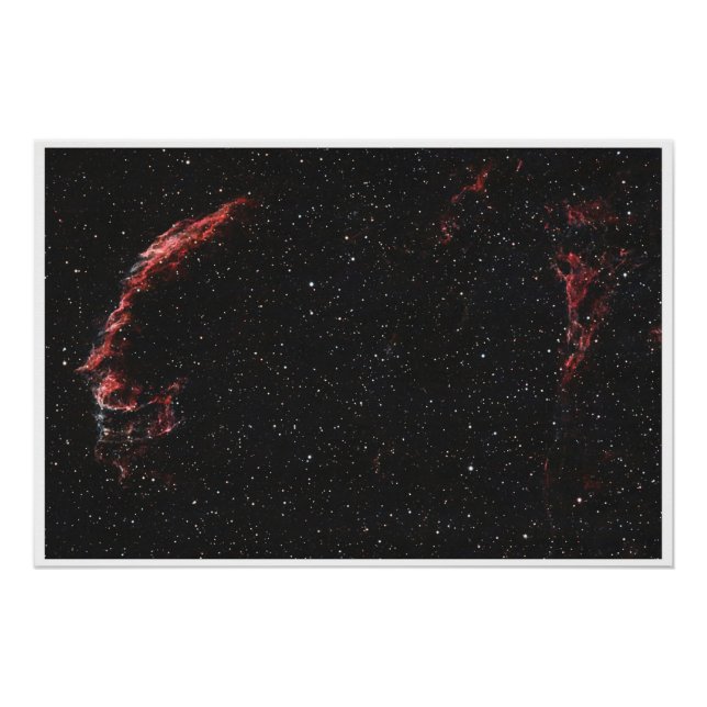 Póster Nebulosa Velo Oriental – Astrofotografía del Espac (Anverso)