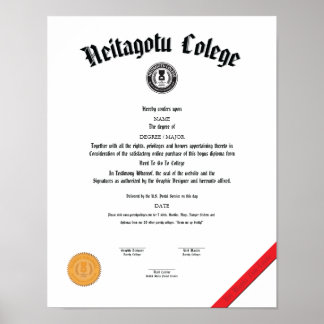 Póster Necesidad De Ir A La Universidad"