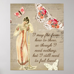Póster Necesidad de sentir amado