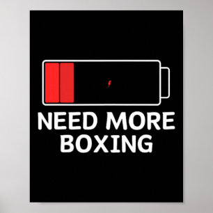 Póster Necesita más boxeo