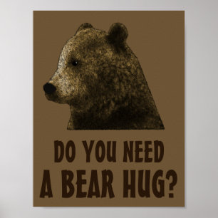 Póster ¿Necesitas Un Oso Gay Abrazo?