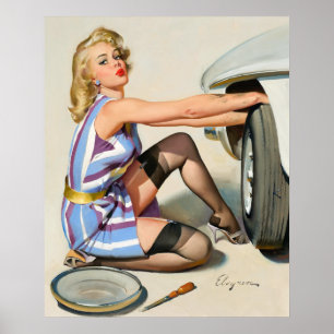 Póster Necesite un Pin de la mano para arriba