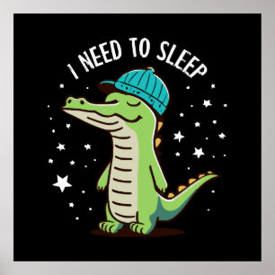 Póster necesito dormir