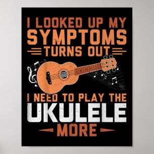 Póster Necesito Jugar Más Al Ukulele - Uke Lover Ukulel
