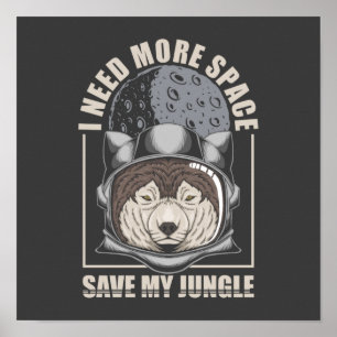 Póster Necesito más espacio