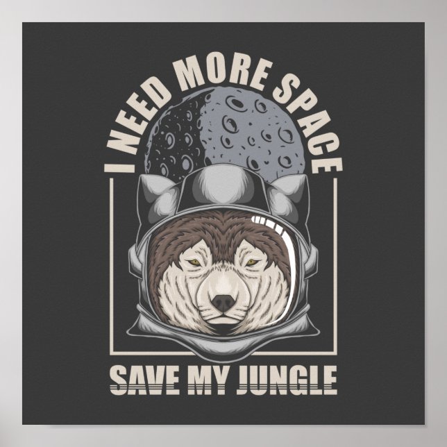 Póster Necesito más espacio (Frente)