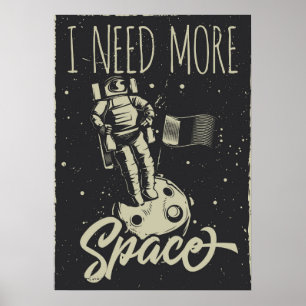 Póster Necesito más espacio