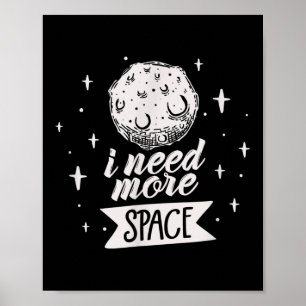 Póster Necesito más espacio Espacio Creative Las mejores 