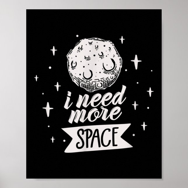Póster Necesito más espacio Espacio Creative Las mejores  (Frente)