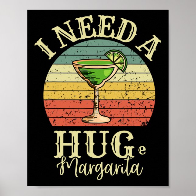 Póster Necesito Una Gran Beber De Cola De Margarita Cinco (Frente)