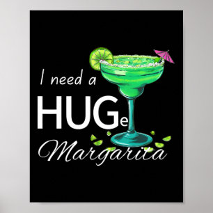 Póster Necesito Una Gran Margarita Cinco De Mayo Fiesta