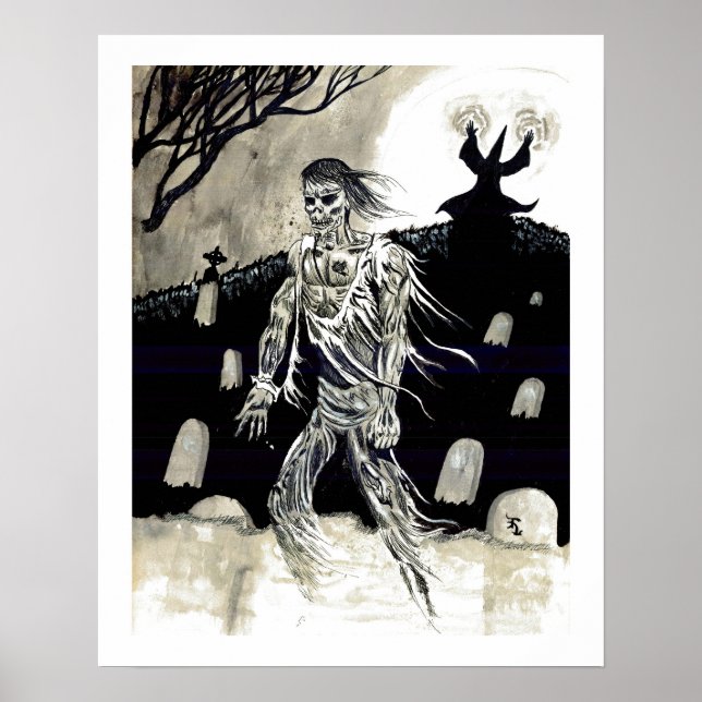 Póster "Necromancer" - poster de Tracy Lesch (Frente)