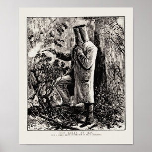 Póster Ned Kelly Haciendo La Última Postura En Glenrowan