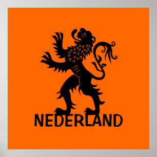 Póster Nederland Lion