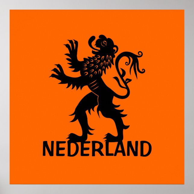 Póster Nederland Lion (Frente)