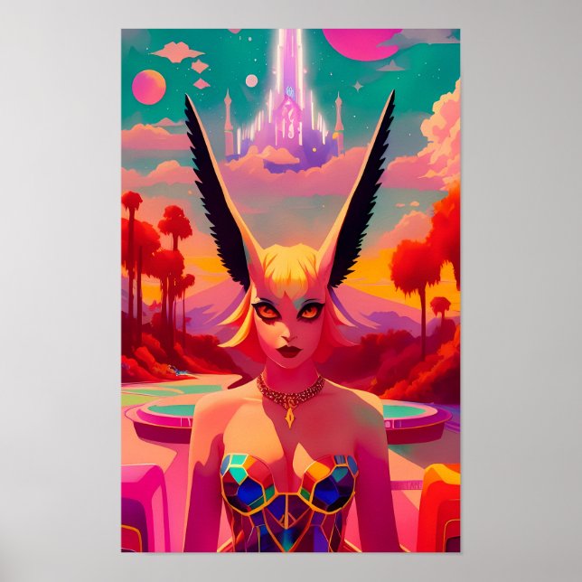 Póster Neena, Belle de los Pixies Caníbales pequeños (Frente)